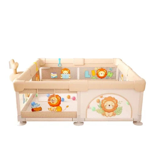 Детска мека кошара LEO FUN L – 150x200 см с цветен дизайн by SONNE
