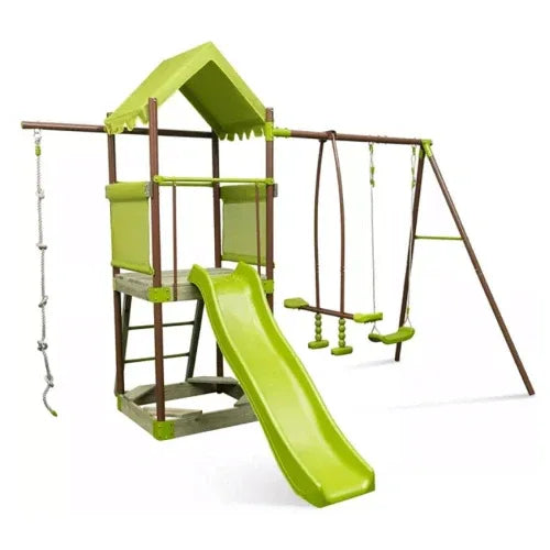 Green For Swing Set – Комплект с люлки и пързалка за игра by SONNE