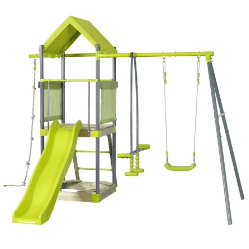 Green For Swing Set – Комплект с люлки и пързалка за игра by SONNE