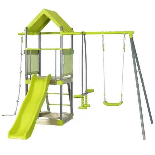 Green For Swing Set – Комплект с люлки и пързалка за игра by SONNE