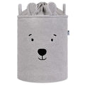 Букле кош за съхранение на играчки xl с връзка, сиво мече by SIPO