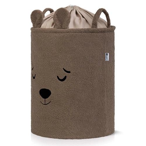 Кош за съхранение на играчки xl с връзка, кафяво мече by SIPO