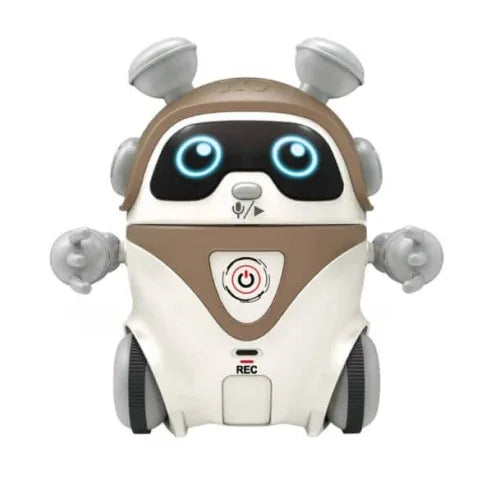 Детски робот Chappie със запис за говор кафяв by SONNE