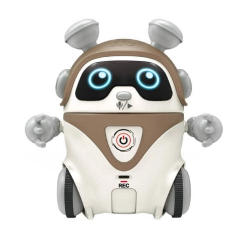Детски робот Chappie със запис за говор кафяв by SONNE