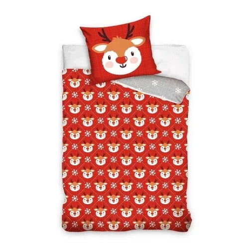 Детски спален комплект Christmas deer 160x200 см by SONNE