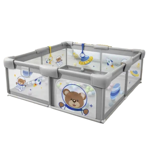 Бебешка текстилна ограда Bear in the Space 180*200 см. by SONNE