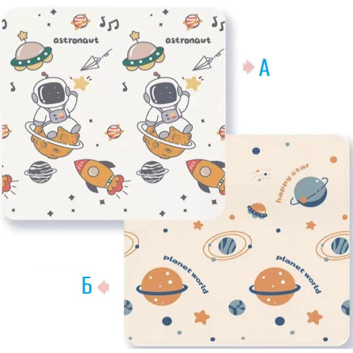 Бебешко меко килимче Astronaut / Planets 180*200*2 размер XL by SONNE