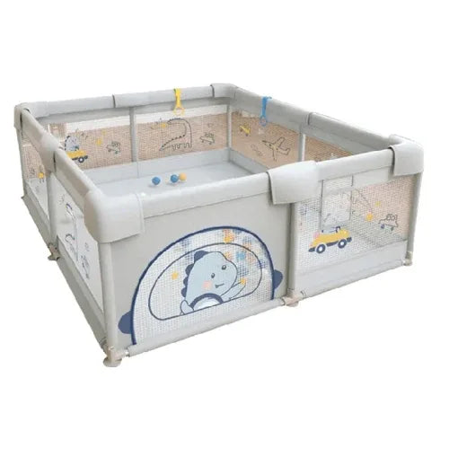 Детска кошара за игра Kai grey Junior с вендузи 150*200*65 by SONNE