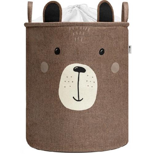 Детски кош за играчки, ГОЛЯМ КОНТЕЙНЕР, КАФЯВО МЕЧЕ 63L by SIPO