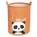 Детска памучна кошница за съхранение на играчки, Hello Panda by SIPO