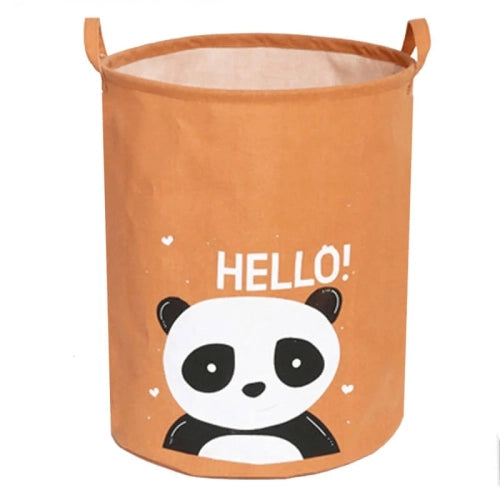 Детска памучна кошница за съхранение на играчки, Hello Panda by SIPO