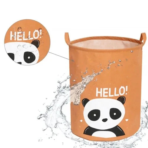 Детска памучна кошница за съхранение на играчки, Hello Panda by SIPO