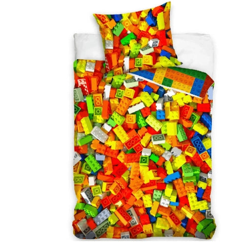 Детскo спално бельо - Светът на LEGO 160*200 / 70*80 by SONNE