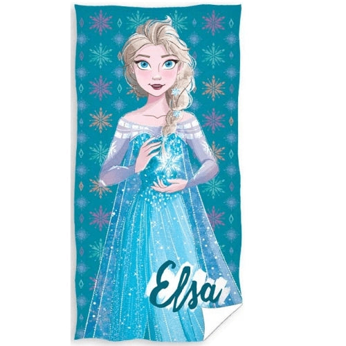 ДЕТСКА КЪРПА ЗА БАНЯ ELSA FROZEN ПАМУК 140 см by SONNE