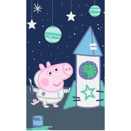Памучна детска кърпа 30x50 PEPPA PIG за детска градина by SONNE