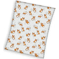 Меко бебешко одеяло Welsh Corgy dogs 130x170 by SONNE
