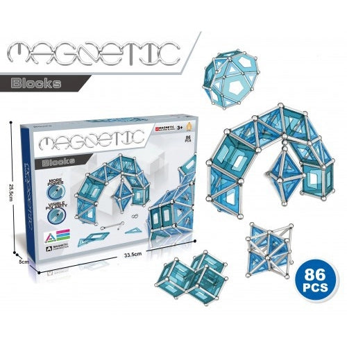 Образователни магнити за игра, Magnetic Z, 86 части by SONNE
