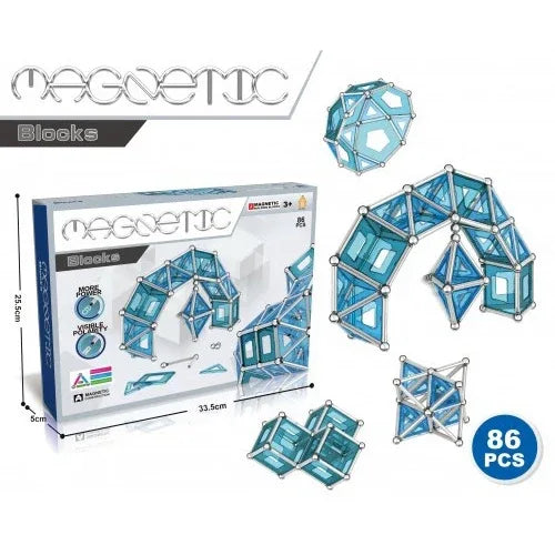 Образователни магнити за игра, Magnetic Z, 86 части by SONNE