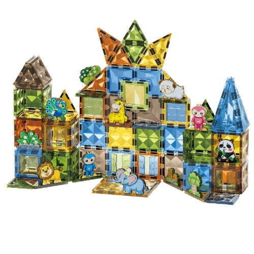 Голям магнитен конструктор Topo с 116 части и животни by SONNE