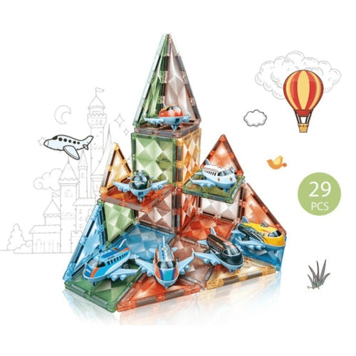 Магнитен детски конструктор Baymax с 29 цветни части by SONNE