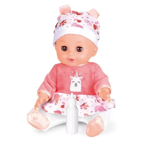 Детска кукла бебе Sarika със столче и аксесоари за игра by SONNE