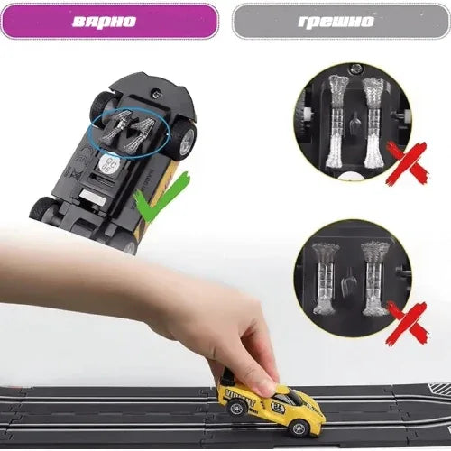 Детска писта Sonne Hayato две нива с 4 колички и зарядно 560 by SONNE