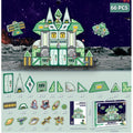 Забавен детски магнитен конструктор с 66 части Space trips by SONNE