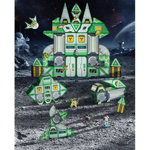 Забавен детски магнитен конструктор с 66 части Space trips