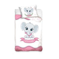 Бебешки спален комплект Little Elephant Pink - 2 части by SONNE