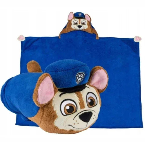 Детско одеяло с 3D качулка Чейс Paw Patrol 110X140 cм by SONNE
