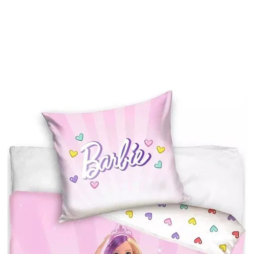 Детски спален комплект 2 части за момиче Barbie Pinк by SONNE