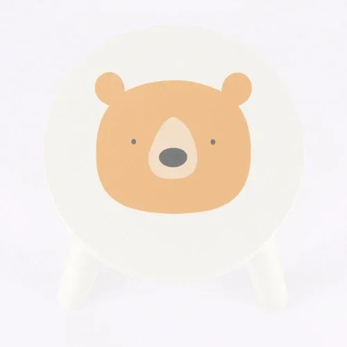 Бял дървен стол с четири крака Proxy Sonne by SONNE