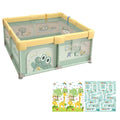 Детска кошара JumpiPlay с килим 120x120 см с безопасна зона by SONNE
