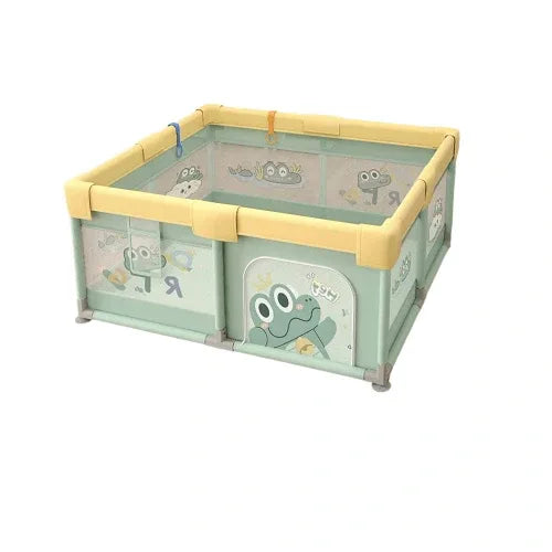 Детска кошара JumpiPlay с килим 120x120 см с безопасна зона by SONNE
