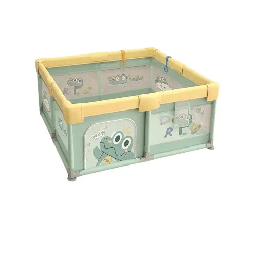 Детска кошара JumpiPlay с килим 120x120 см с безопасна зона by SONNE