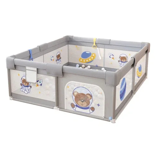 BearBuddies PlayYard – бебешка кошара с килим 120x120 см by SONNE