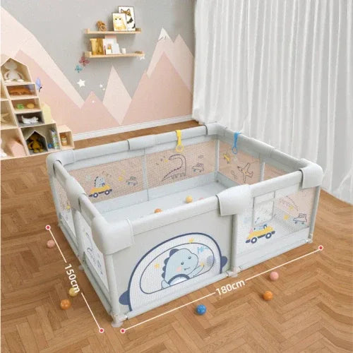 Практична TinyRex PlayYard – бебешка кошара 150x180 с мрежа by SONNE