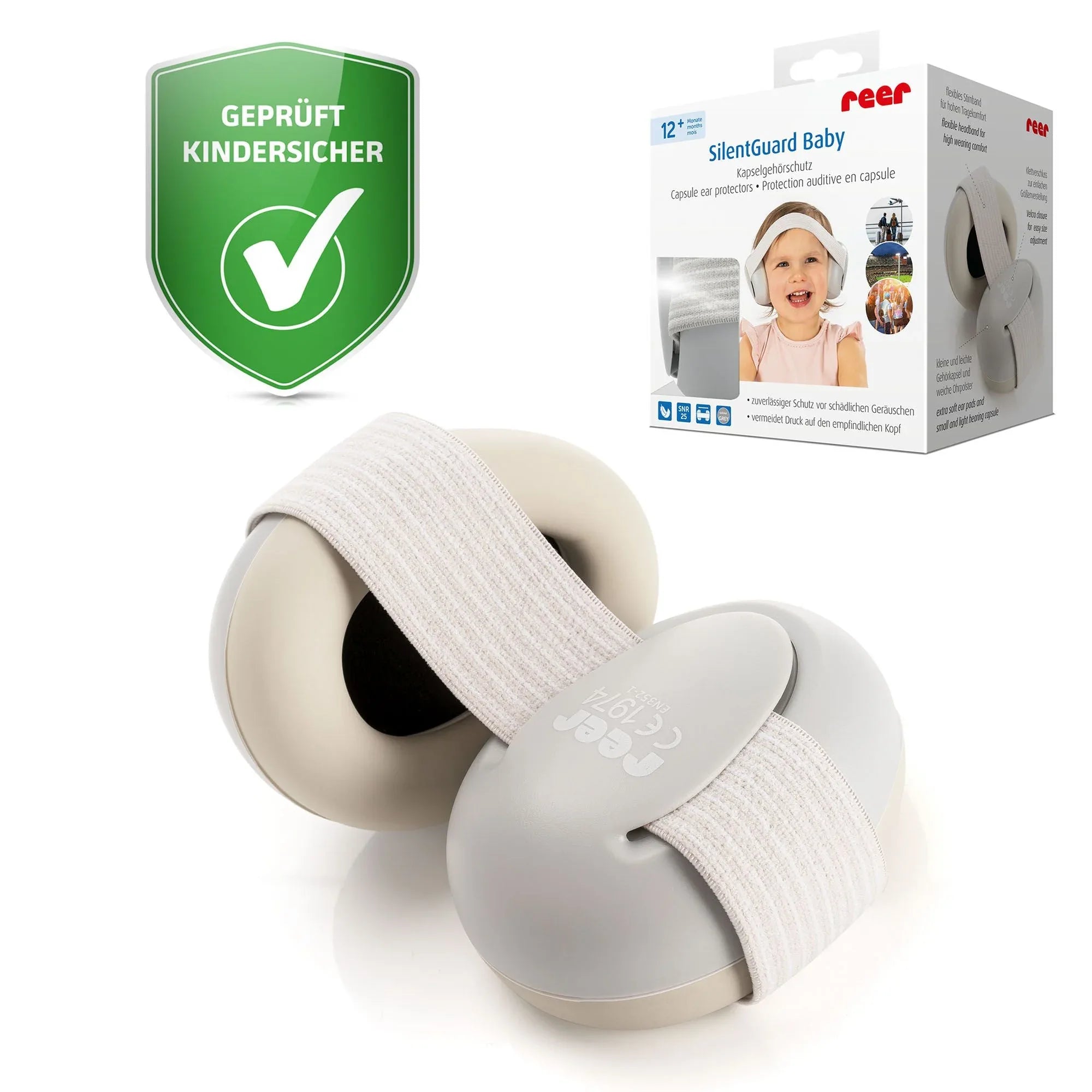 53261 Reer SilentGuard Baby антифон сив by Reer