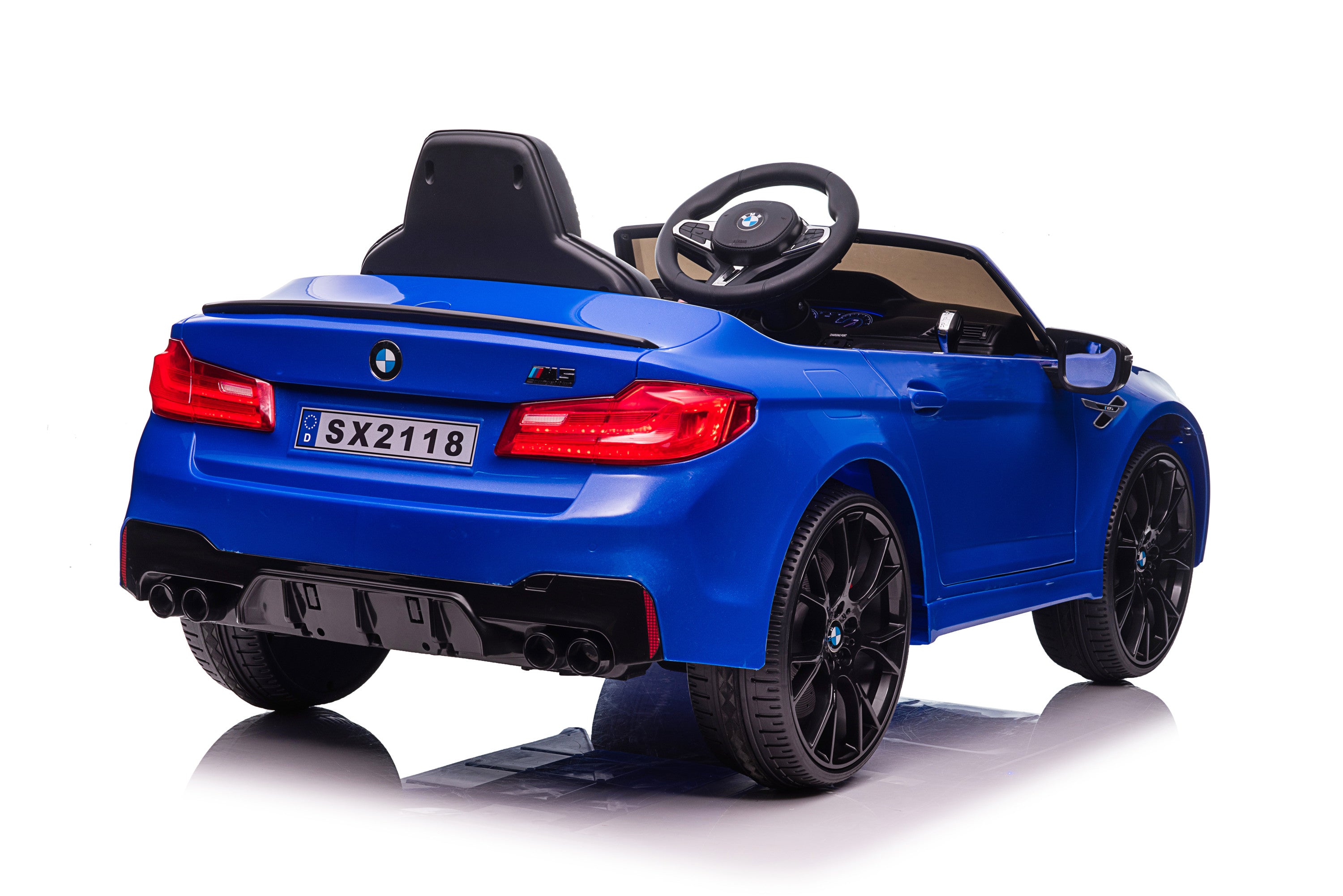 Акумулаторна кола Licensed BMW M5 Blue by Kikkaboo
