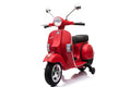 Акумулаторен мотор Licensed Vespa PX150 Red by Kikkaboo