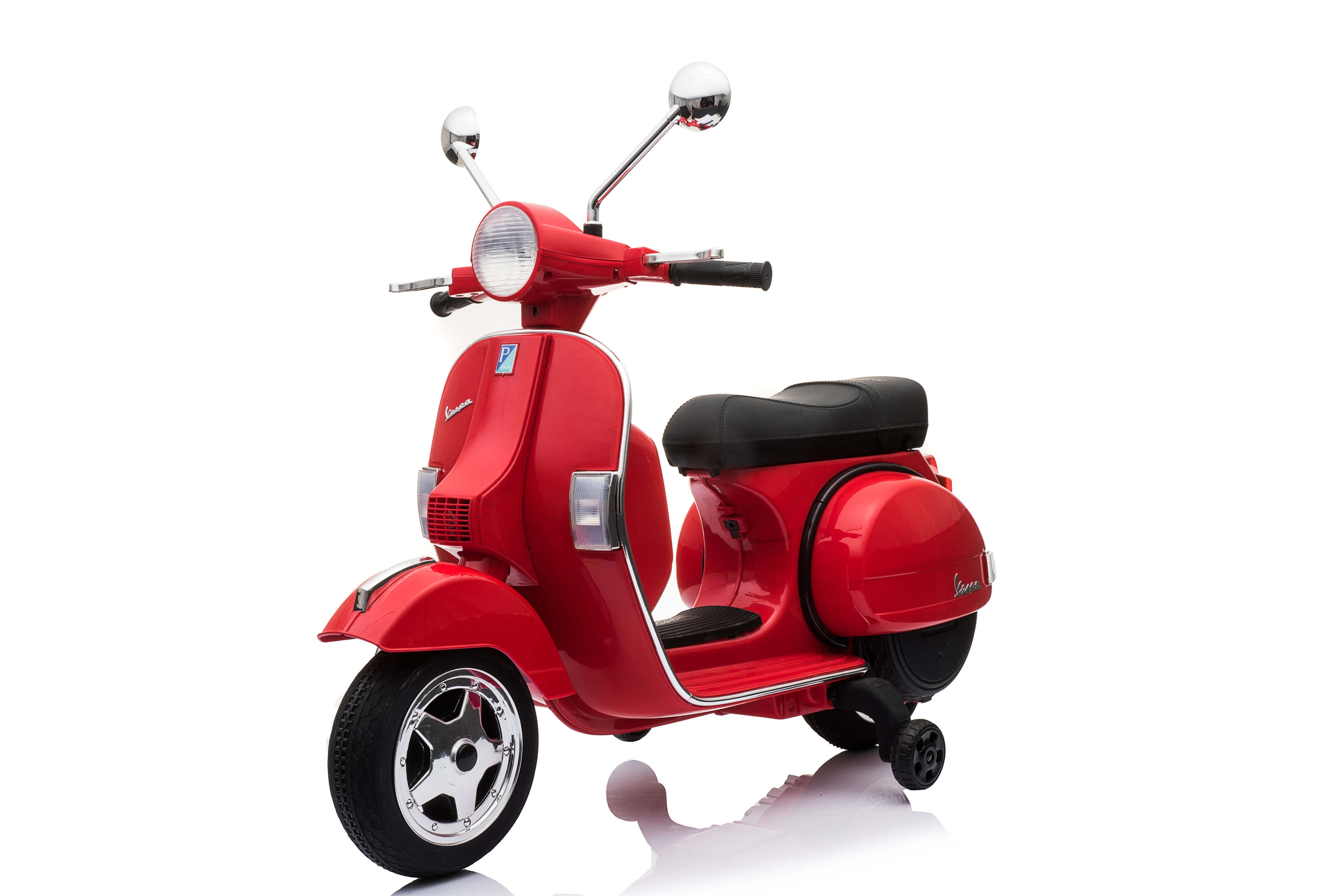 Акумулаторен мотор Licensed Vespa PX150 Red by Kikkaboo
