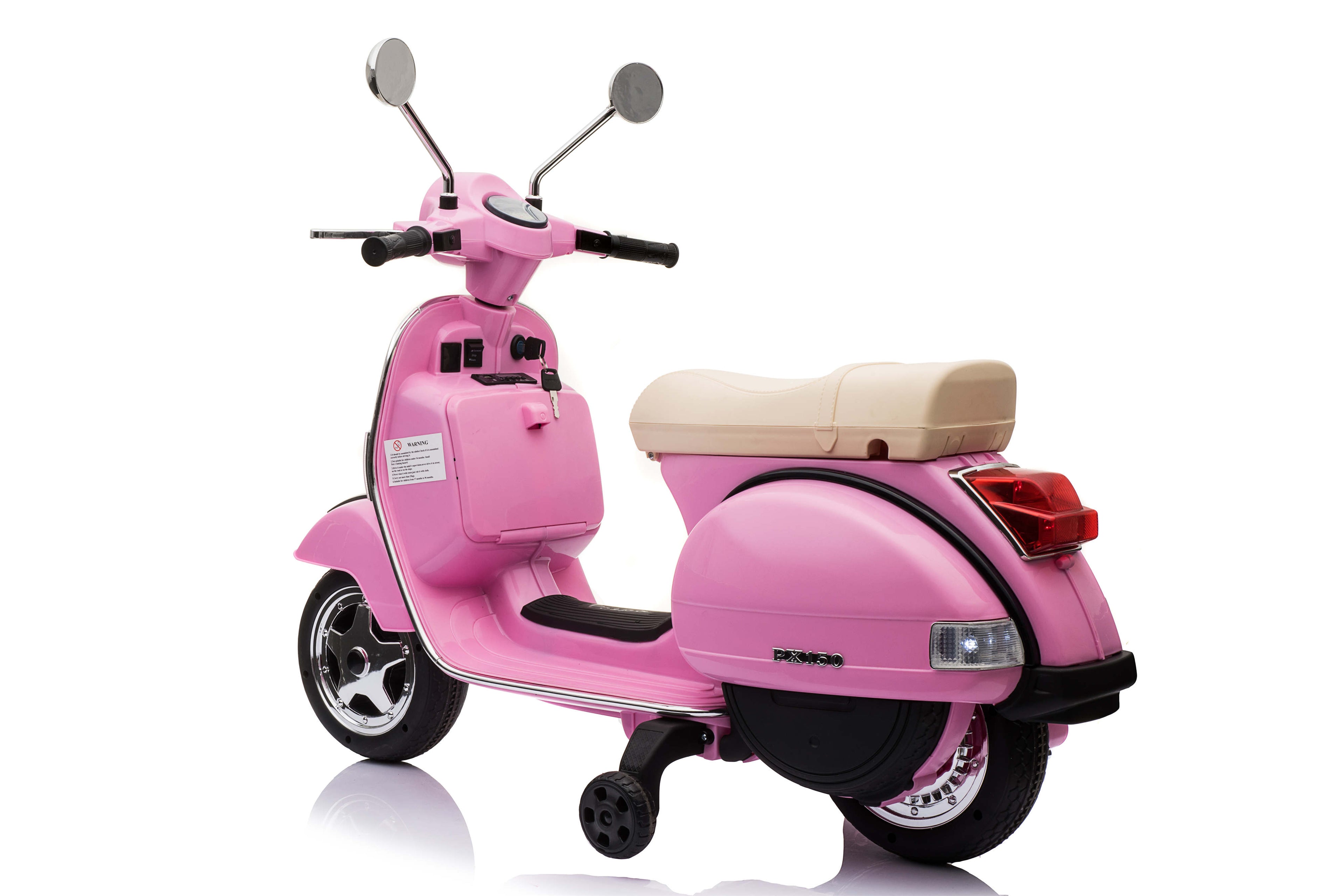 Акумулаторен мотор Licensed Vespa PX150 Pink by Kikkaboo
