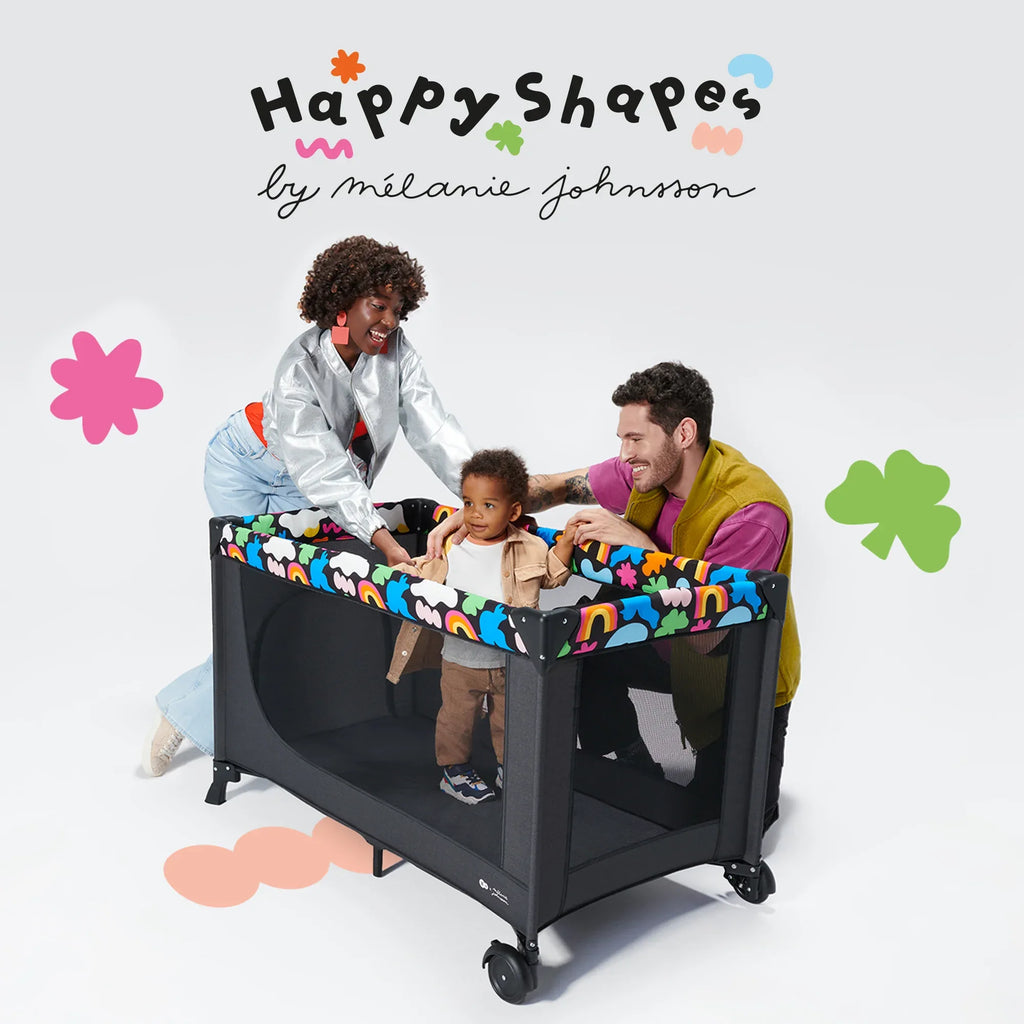 KinderKraft JOY 2 HAPPY SHAPES бебешка кошара by KinderKraft