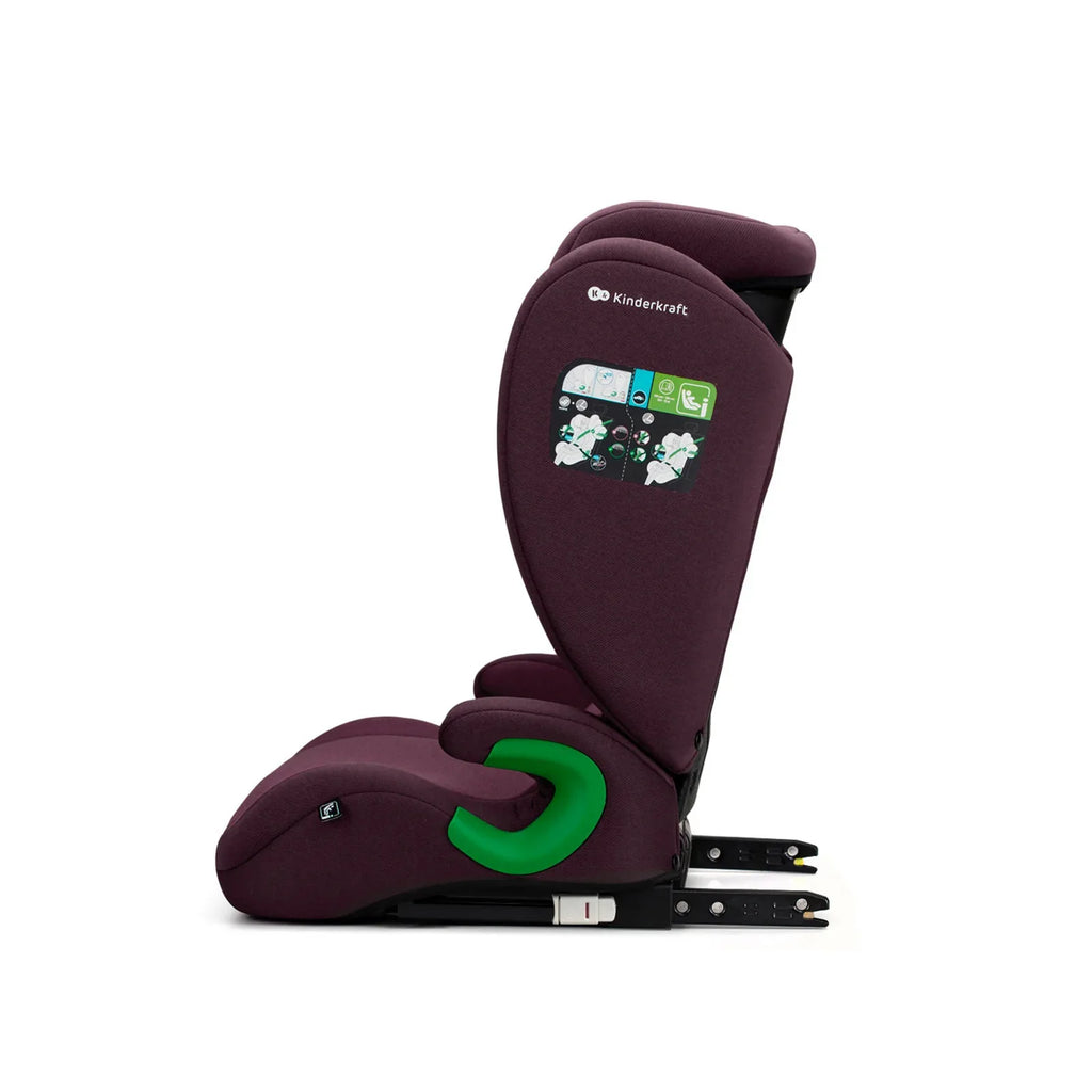 Kinderkraft столче за кола JUNIOR FIX 2 i-Size CHERRY PEARL by KinderKraft
