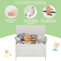 Дървена кутия за играчки и пейка 2в1, Costway by Costway