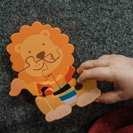 Дървен пъзел - Лъв by Orange Tree Toys