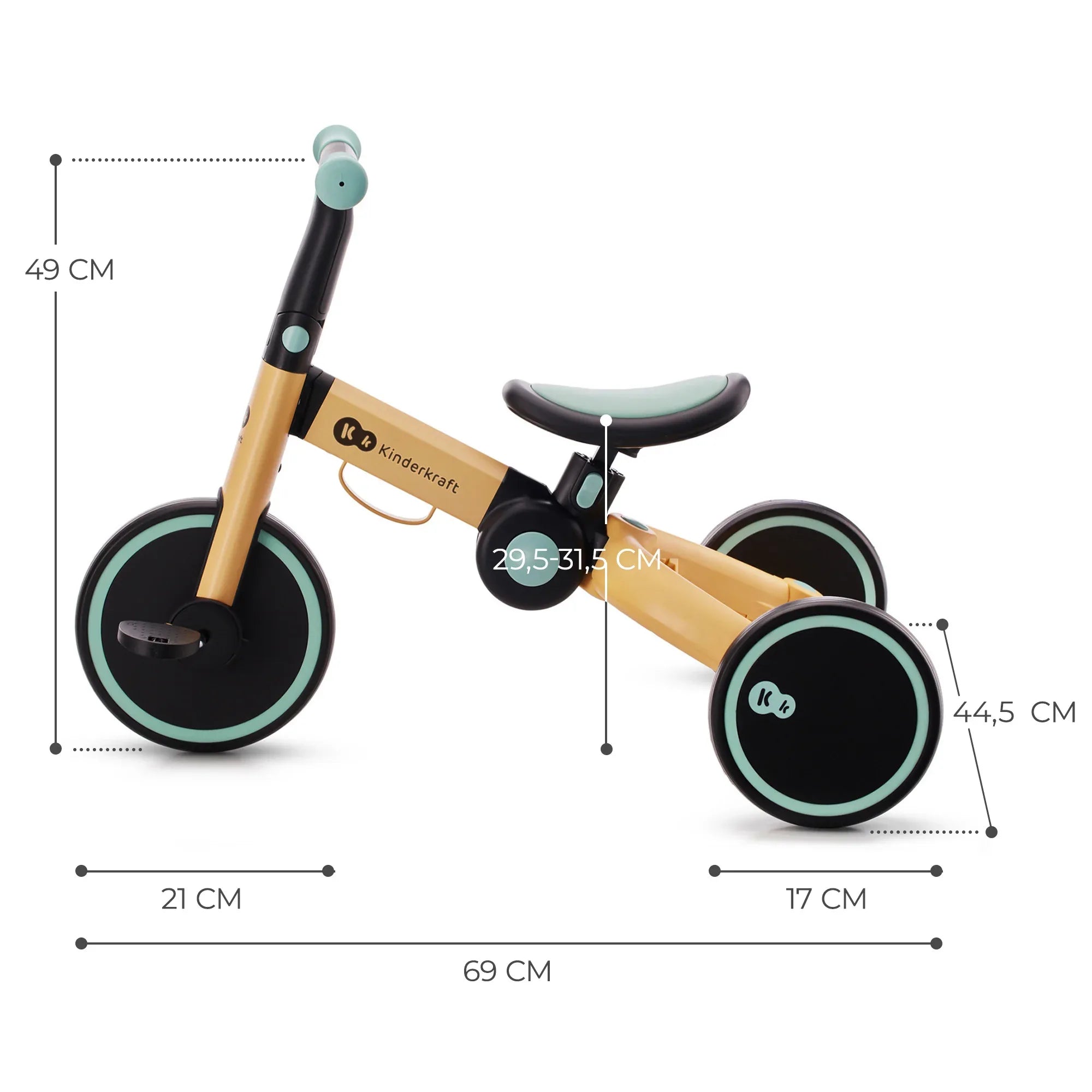 Kinderkraft триколка 3в1 4TRIKE blue by KinderKraft