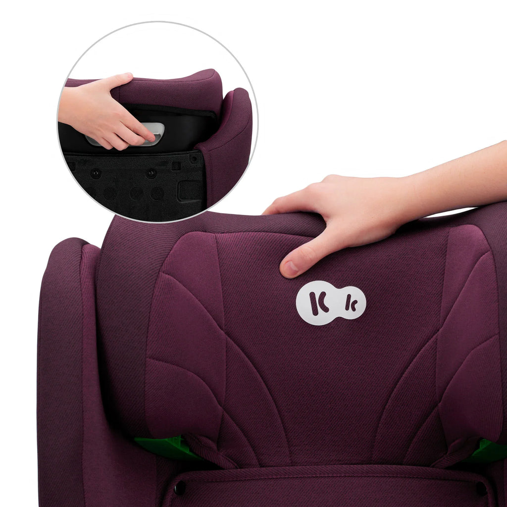 Kinderkraft столче за кола JUNIOR FIX 2 i-Size CHERRY PEARL by KinderKraft
