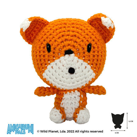 Ръчно плетена играчка, Лисица 12см. Wild Planet by Wild Planet