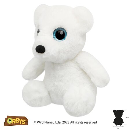 Плюшена играчка, Полярно мече 15см Wild Planet by Wild Planet